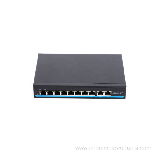 8 Port 10/100/1000Mbps Poe Network Switch with Uplinks